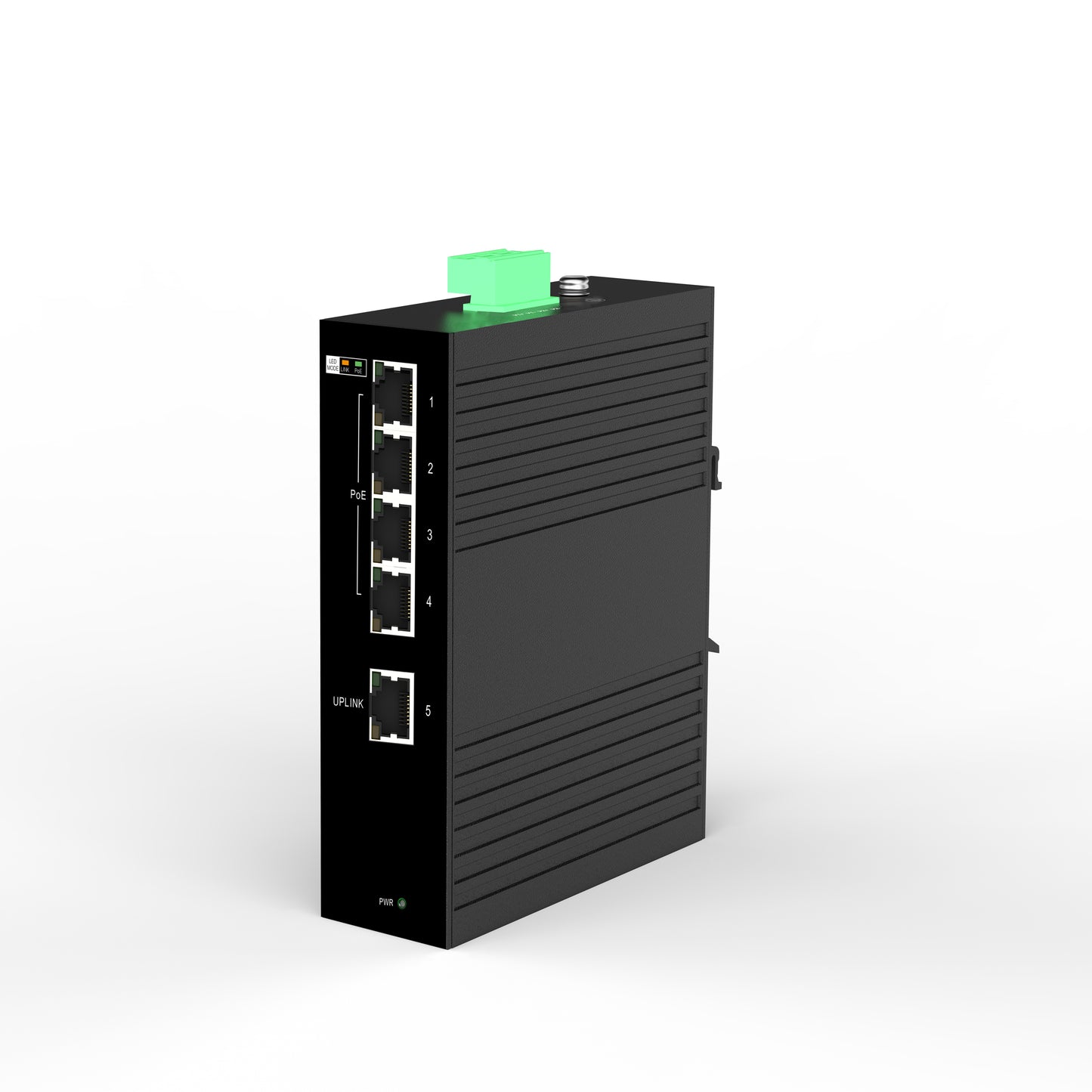 IDS1005-4P 5FE Din-rail Unmanaged Industrial PoE Switch