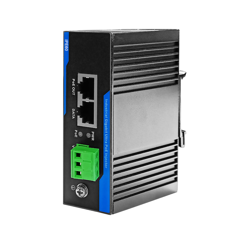 IPE60 60W IEEE802.3at Gigabit Industrial  PoE Injector