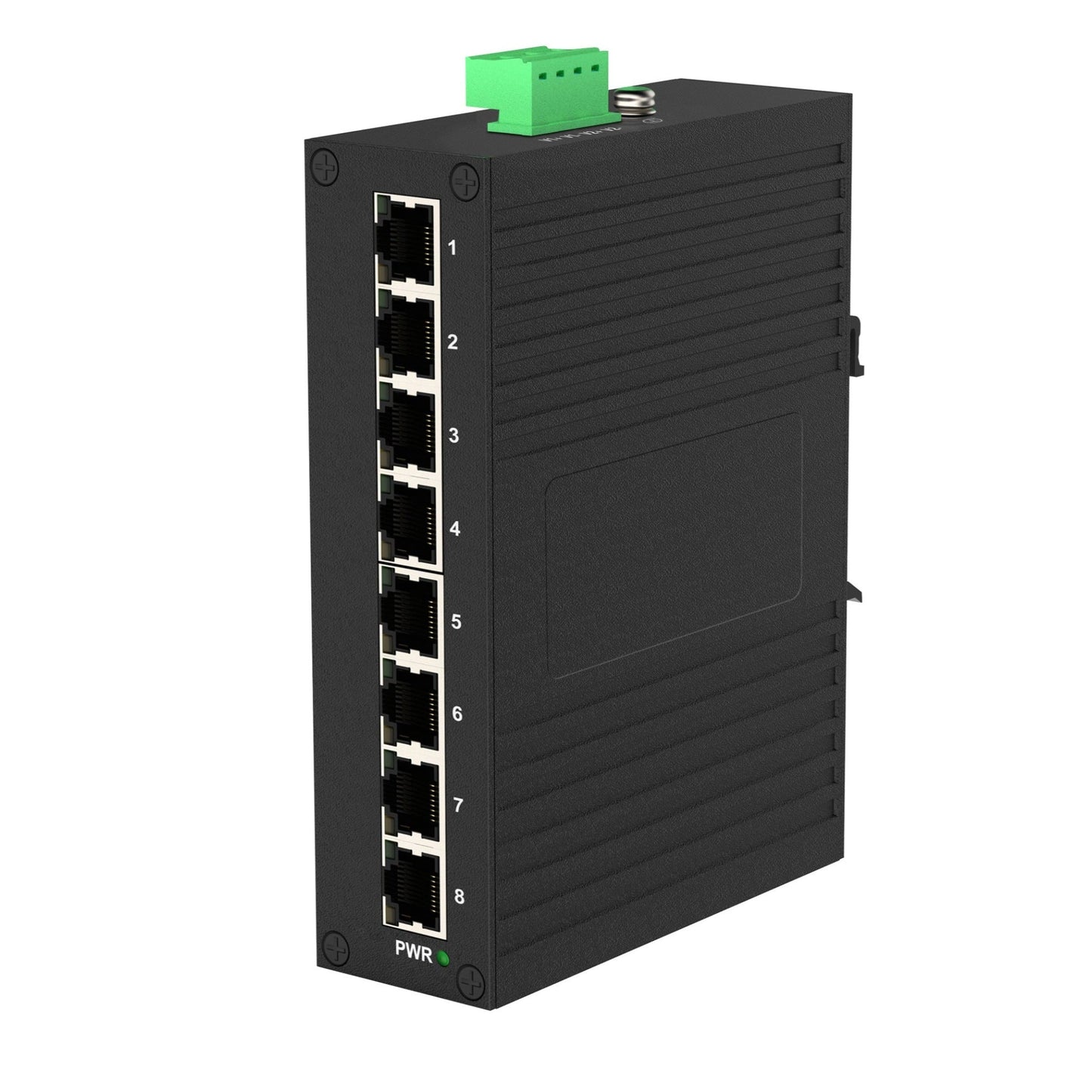 IDS1008R 8FE Din-rail Unmanaged Industrial Ethernet Switch