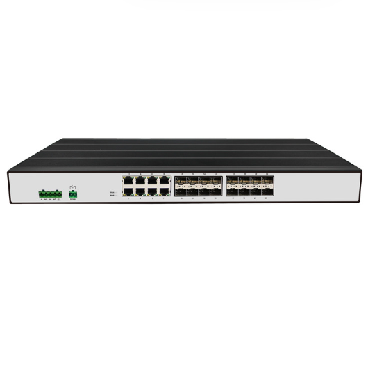 IRS2908F16R-AC 8G+16G L2 Industrial Managed Gigabit Ethernet Switch