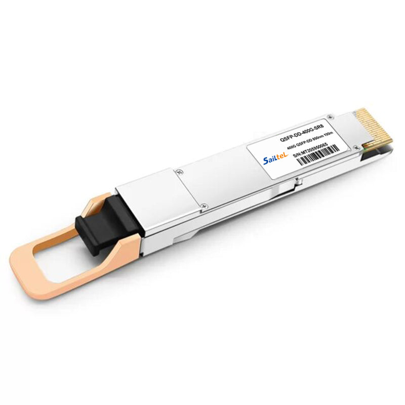 QSFP DD 400G SR8 Transceiver 400G QSFP DD SR8 PAM4 850nm 100m MTP/MPO OM3 FEC