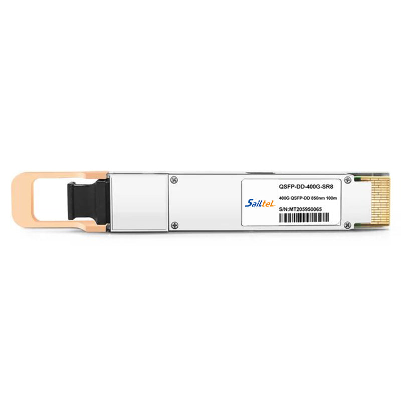 QSFP DD 400G SR8 Transceiver 400G QSFP DD SR8 PAM4 850nm 100m MTP/MPO OM3 FEC