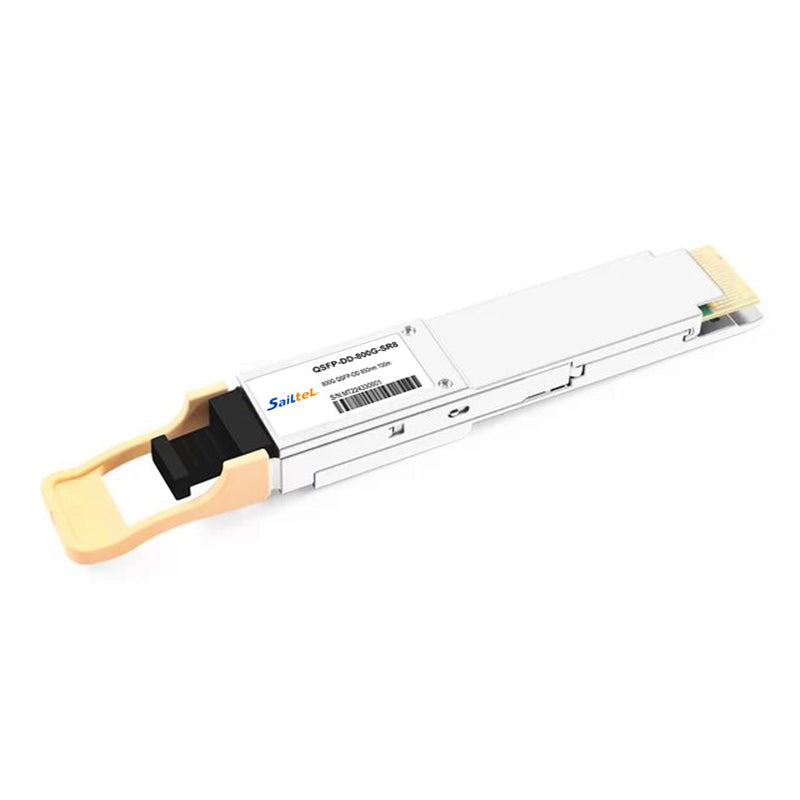 QSFP DD 800G SR8 Transceiver 800G SR8 QSFP DD 850nm 100m OM4 MMF MPO-16