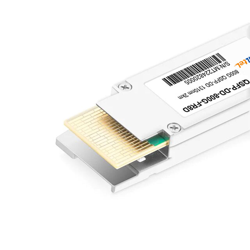 QSFP DD 800G FR8D Transceiver QSFP DD 8x100G FR/DR8+ PAM4 1310nm 2km DOM Dual MPO-12 SMF