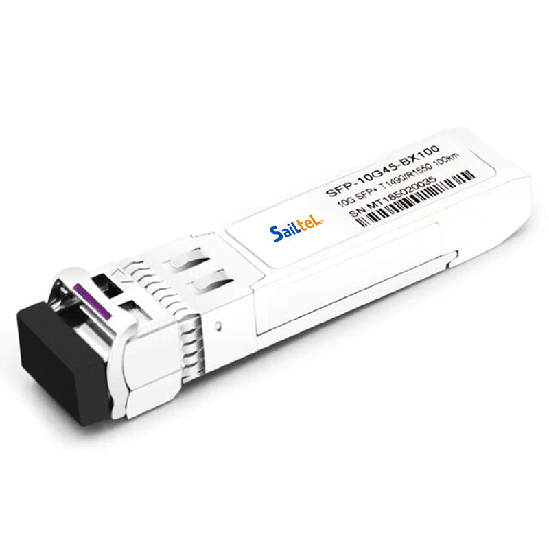 SFP-10G45-BX100 10.3Gbps SFP+ BIDI Transceiver, Single Mode, 100km Reach 1490nm TX / 1550nm RX