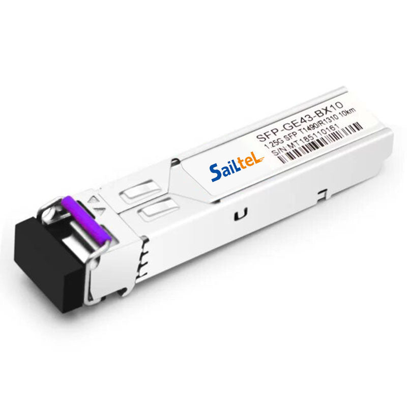 SFP-GE43-BX10 1.25Gbps SFP Transceiver, Single Mode, 10km Reach 1490nm TX / 1310nm RX