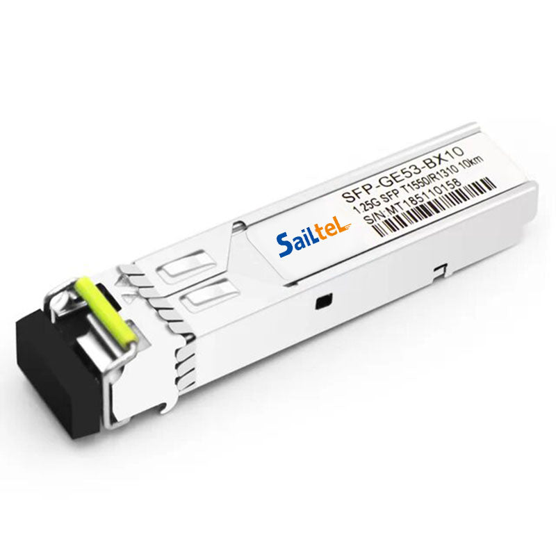 SFP-GE53-BX10 1.25Gbps SFP Transceiver, Single Mode, 10km Reach 1550nm TX / 1310nm RX