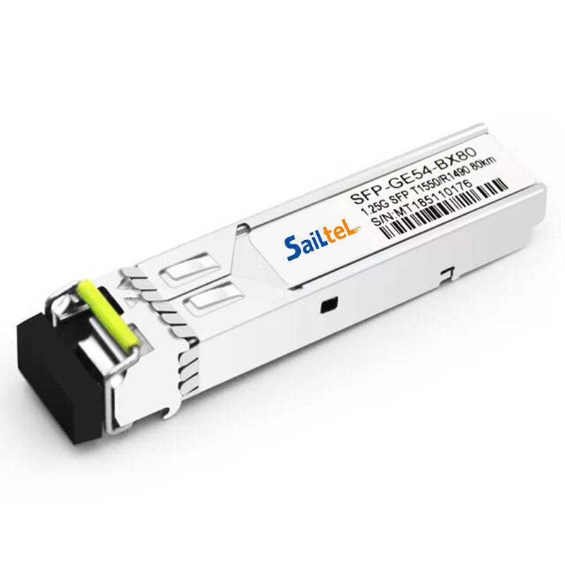 SFP-GE54-BX80 1.25Gbps SFP Transceiver, Single Mode, 80km Reach 1550nm TX / 1490nm RX