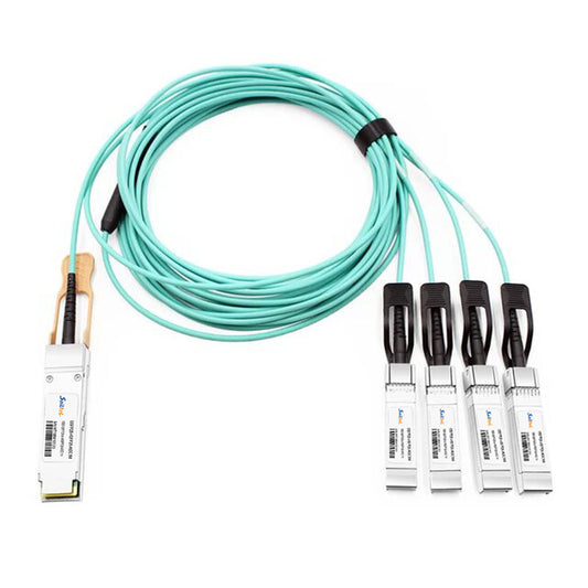 QSFP28-4SFP28-AOC1M 100G QSFP28 to 4x 25G SFP28 Active Optical Cables