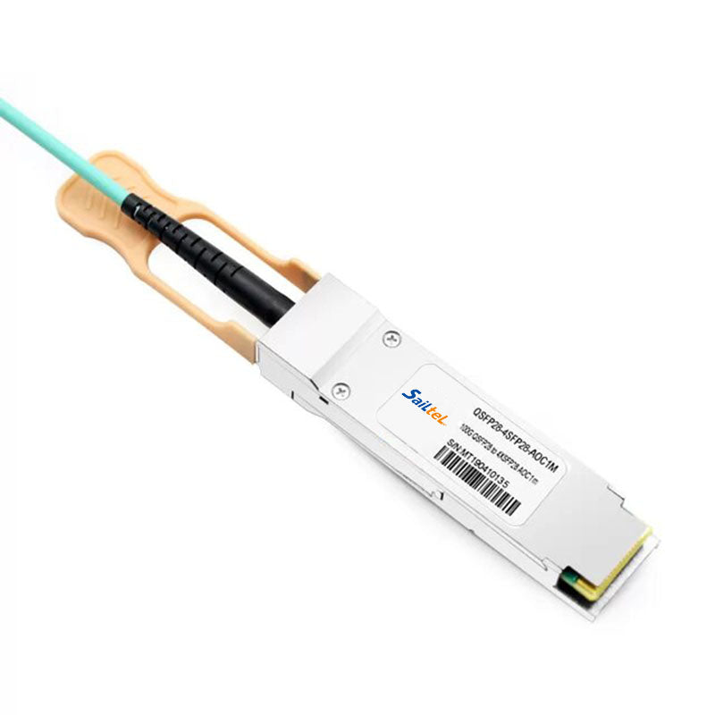 QSFP28-4SFP28-AOC15M 100G QSFP28 to 4x 25G SFP28 Active Optical Cables