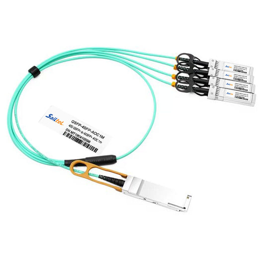 QSFP-4SFP-AOC10M 40Gbps QSFP+ to 4x SFP+ Active Optical Cables