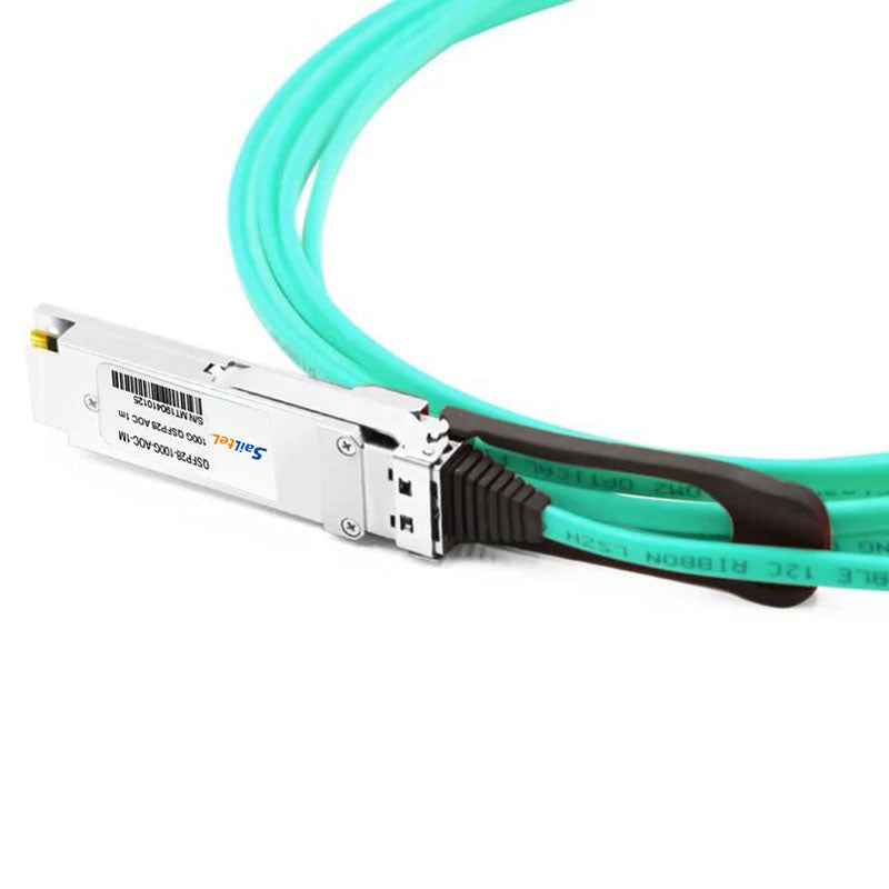 QSFP28-100G-AOC-1M 100G QSFP28 to QSFP28 Active Optical Cables