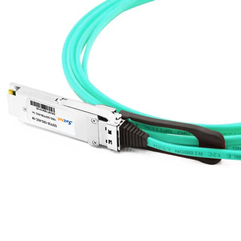 QSFP28-100G-AOC-7M 100G QSFP28 to QSFP28 Active Optical Cables