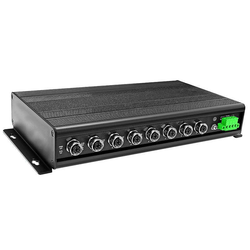 TNS4008-M12-DC Full 2.5G M12 Industrial Ethernet Switch